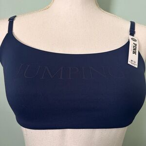 NWT PINK Victoria's Secret Dark Blue Sports Bra